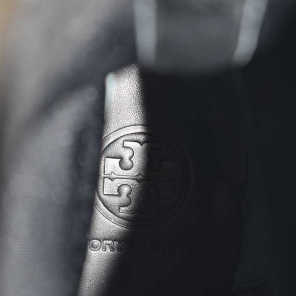 TORY BURCH Rowan Sock Booties Black Size 6.5 - Picture 11 of 11